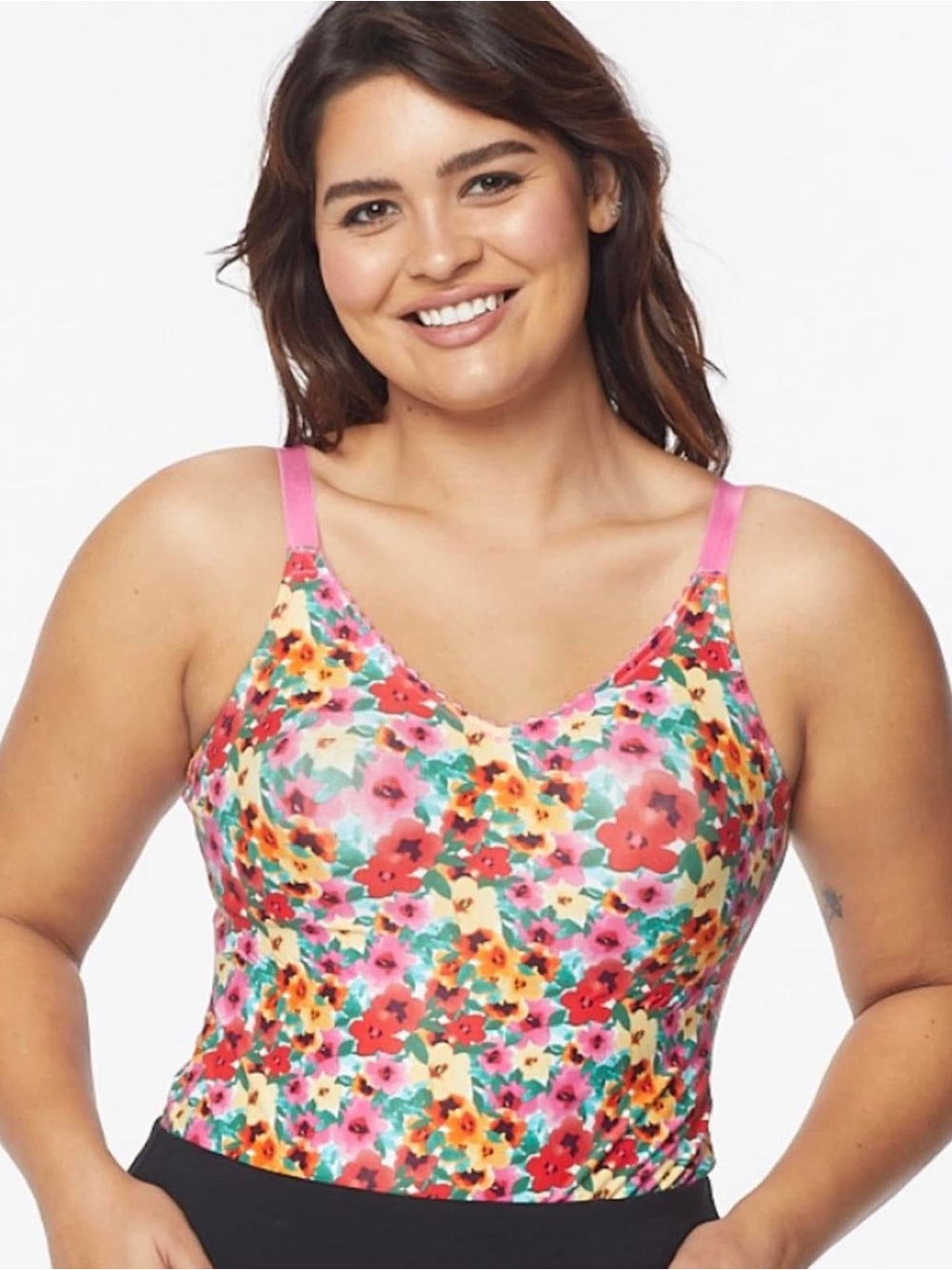Ruby Ribbon Women’s Heritage Cami in Floral Bloom Mulicolor 48